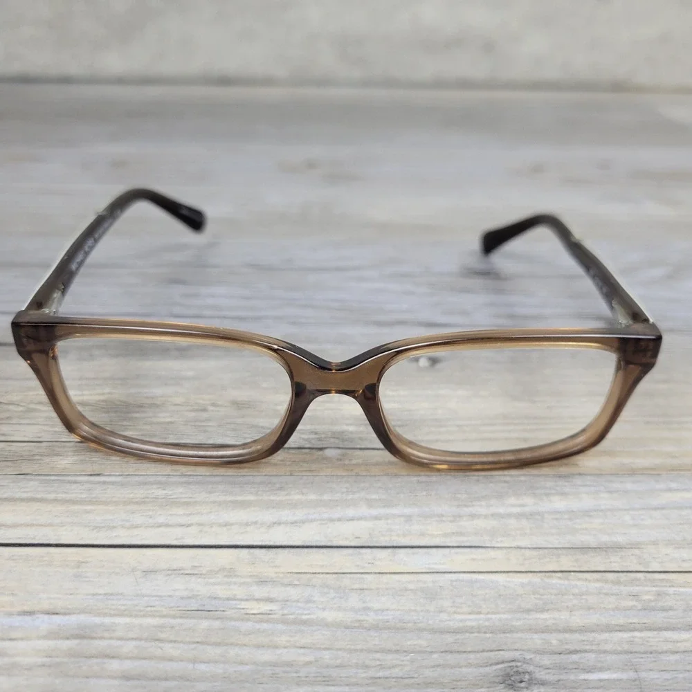 Michael Kors Eyeglasses MK 8006 Medellin 3011 Brown Snakeskin Frames Only 52mm